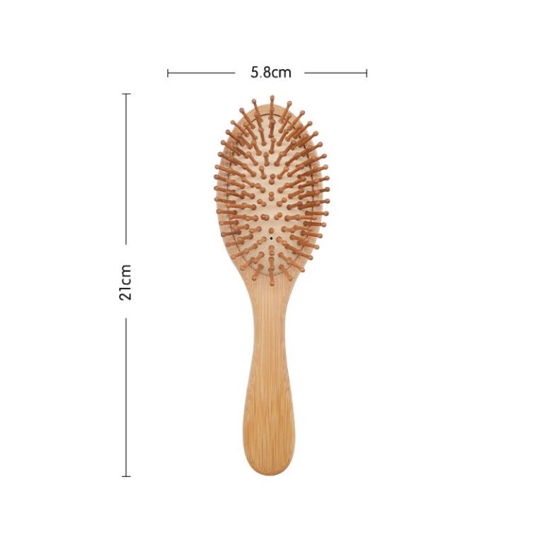 Bamboo Head Massage Comb Hairbrush for Healthy Hair
