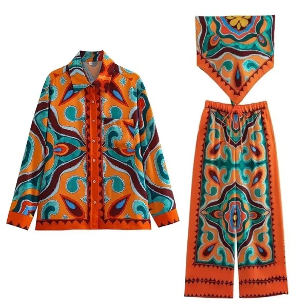 Retro Inspired loungewear Tube Set holiday chill