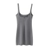 Womens Silver Gray Strap Slim Fit Lace Detail Mini Dress