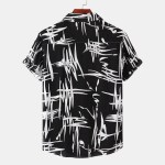 Men’s Striped Casual Short-sleeved Shirt – Camisas Para Hombre Men’s Striped Casual Short-sleeved Shirt – Camisas Para Hombre