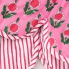 Womens Quilted Floral Fan Vintage Coat Womens Quilted Floral Fan Vintage Coat