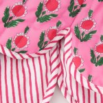 Womens Quilted Floral Fan Vintage Coat Womens Quilted Floral Fan Vintage Coat
