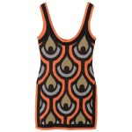 Women’s Jacquard Knit Retro Mini Dress and Pants. Women’s Jacquard Knit Retro Mini Dress and Pants.