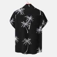 Men’s Casual Palm Tree Short Sleeve Beach Shirt – Summer New Arrival Men’s Casual Palm Tree Short Sleeve Beach Shirt – Summer New Arrival