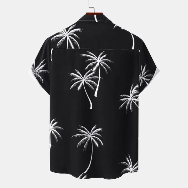 Men’s Casual Palm Tree Short Sleeve Beach Shirt – Summer New Arrival Men’s Casual Palm Tree Short Sleeve Beach Shirt – Summer New Arrival