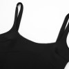 Womens Black Lace Detail Strap Classic Slim Fit  Mini Dress
