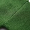 Womens Green Knit Cropped Turtleneck Jumper