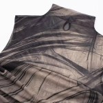 Womens Juan Mesh Sleeveless Ruched Slim Fit Print Midi Dress Womens Juan Mesh Sleeveless Ruched Slim Fit Print Midi Dress