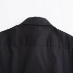 Womens Black Ghost Die Long Sleeve Oversized Shirt