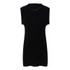 Womens Black Velvet Slim Sleeveless Evening Mini Dress Womens Black Velvet Slim Sleeveless Evening Mini Dress