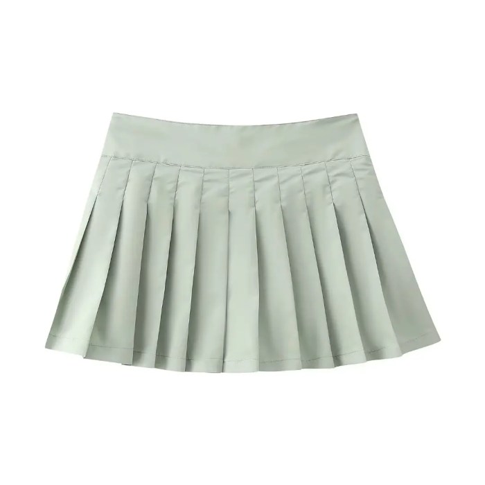 Womens Ice Gray Retro Nylon Zipper Jacket Coat + Pleated Mini Skirt Womens Ice Gray Retro Nylon Zipper Jacket Coat + Pleated Mini Skirt