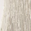 Womens Tassel Ivory Backless Strap Mini Dress
