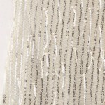 Womens Tassel Ivory Backless Strap Mini Dress