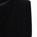 Womens Black Velvet Slim Sleeveless Evening Mini Dress