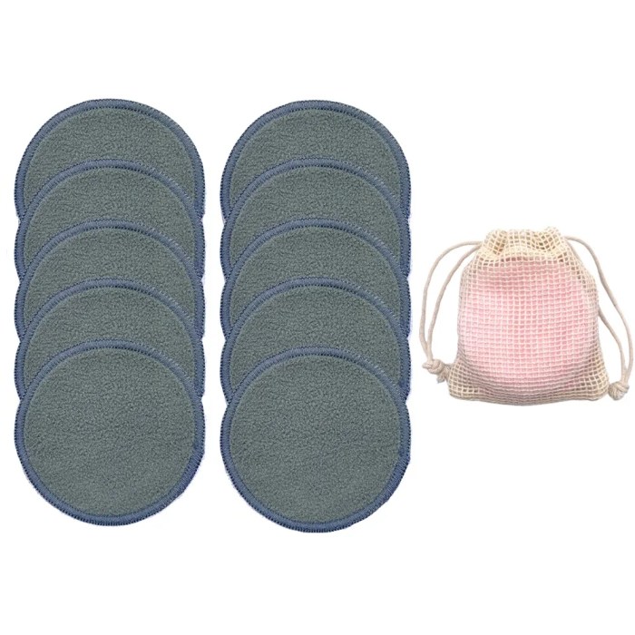 Eco Friendly Reusable Bamboo Makeup Remover Pads 10pcs/Bag Eco Friendly Reusable Bamboo Makeup Remover Pads 10pcs/Bag