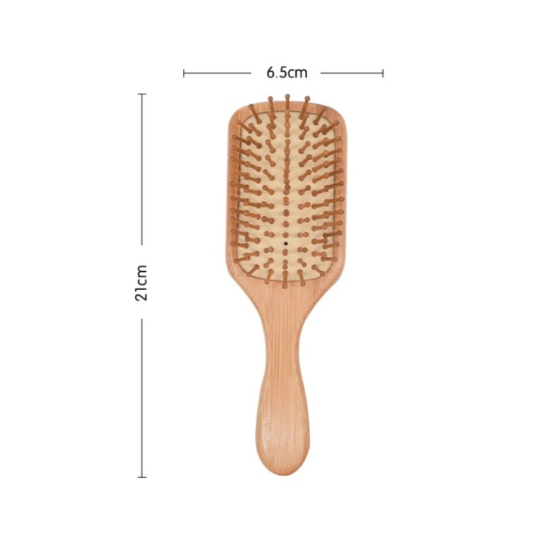 Bamboo Head Massage Comb Hairbrush for Healthy Hair