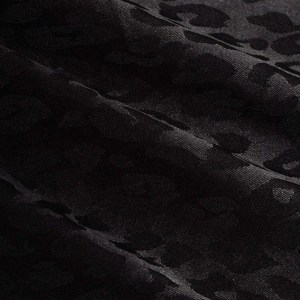 Jacquard Leopard Print Loose Casual Short Sleeved Shirt Jacquard Leopard Print Loose Casual Short Sleeved Shirt