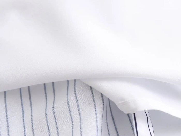 Womens Stripe Single Button Up Oversized White Shirt Womens Stripe Single Button Up Oversized White Shirt