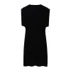 Womens Black Velvet Slim Sleeveless Evening Mini Dress Womens Black Velvet Slim Sleeveless Evening Mini Dress