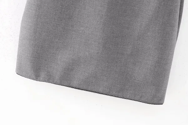 Womens Silver Gray Strap Slim Fit Lace Detail Mini Dress