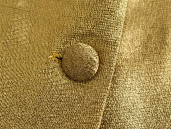 Womens Classic Gold Shimmer Straight Cut Single breasted Blazer Womens Classic Gold Shimmer Straight Cut Single breasted Blazer