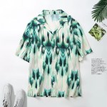 Casual Loose Lapel Brush Painted Printed Shirt – Summer Holiday Style for Men Casual Loose Lapel Brush Painted Printed Shirt – Summer Holiday Style for Men