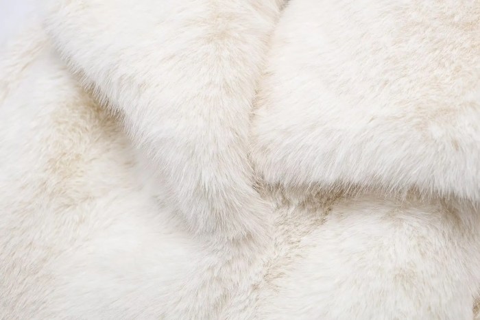 Womens Thick Warm Winter Faux Fur Vintage Long Sleeve Coat White