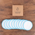 Cotton 10Pcs Bamboo Makeup Remover Reusable Cotton Pads