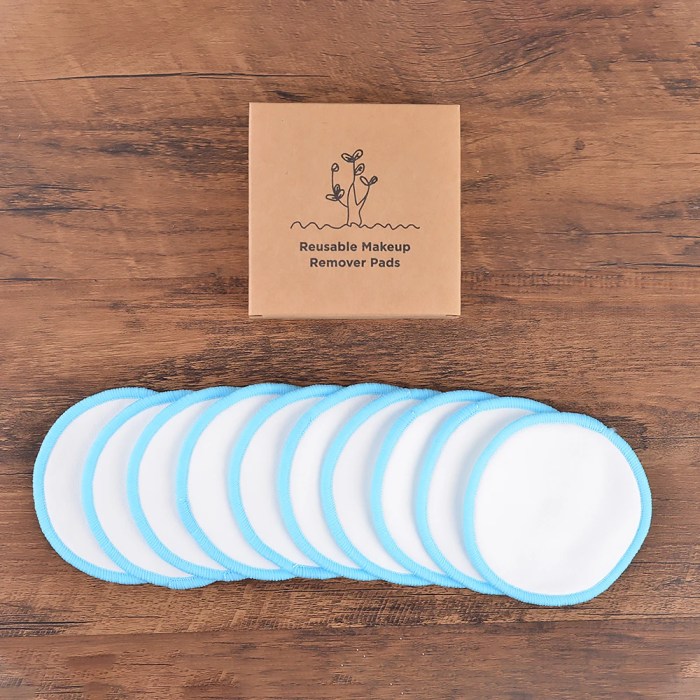 Cotton 10Pcs Bamboo Makeup Remover Reusable Cotton Pads Cotton 10Pcs Bamboo Makeup Remover Reusable Cotton Pads