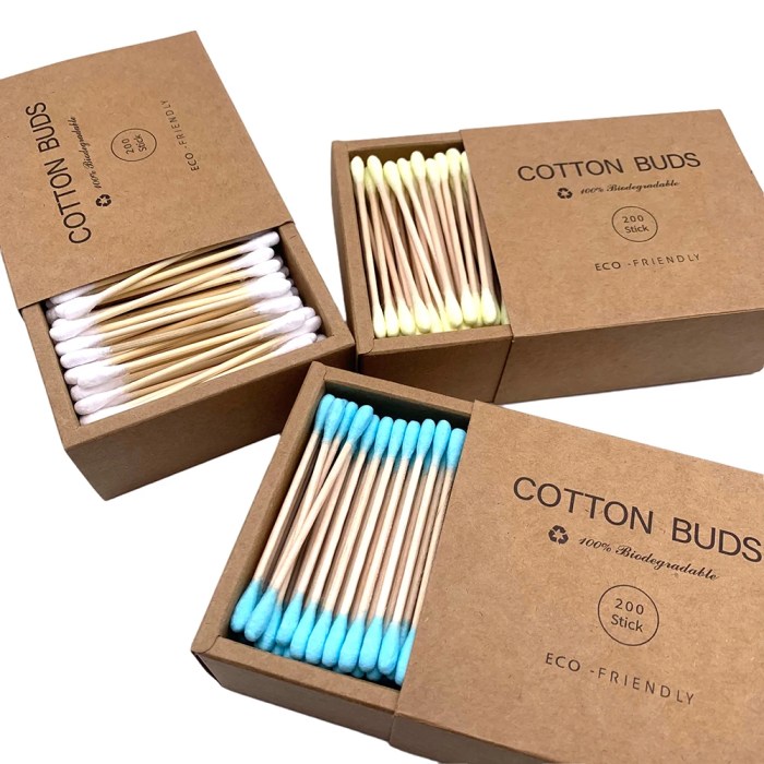 200Pcs Bamboo Cotton Double Head Adults Makeup Cotton Swabs 200Pcs Bamboo Cotton Double Head Adults Makeup Cotton Swabs