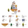 Baby Toy Gift Set Farm Animal Balance Stacking Toy