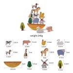 Baby Toy Gift Set Farm Animal Balance Stacking Toy Baby Toy Gift Set Farm Animal Balance Stacking Toy