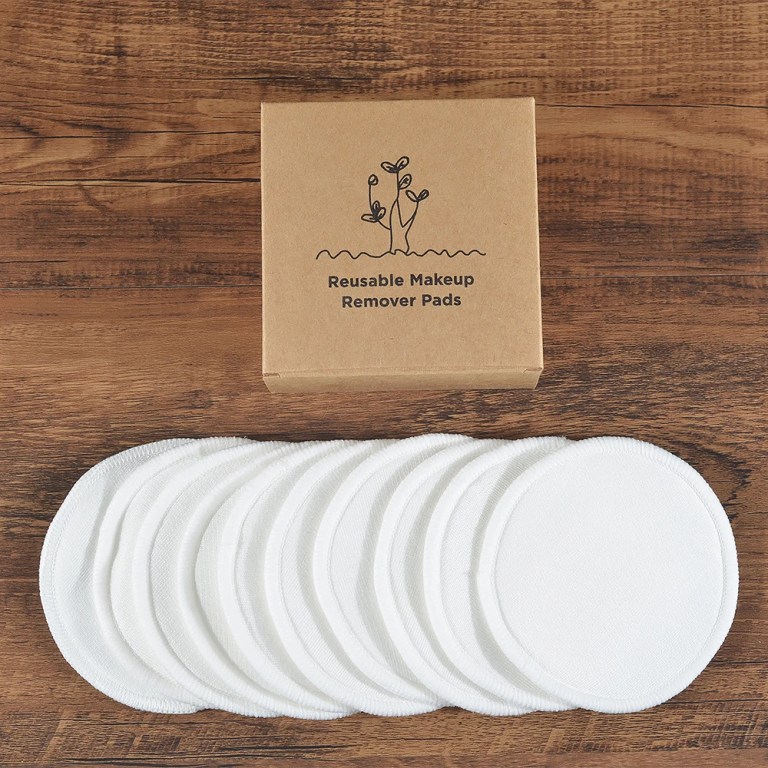 Cotton 10Pcs Bamboo Makeup Remover Reusable Cotton Pads