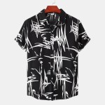 Men’s Striped Casual Short-sleeved Shirt – Camisas Para Hombre Men’s Striped Casual Short-sleeved Shirt – Camisas Para Hombre
