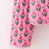 Womens Quilted Floral Fan Vintage Coat Womens Quilted Floral Fan Vintage Coat