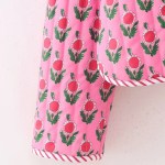 Womens Quilted Floral Fan Vintage Coat Womens Quilted Floral Fan Vintage Coat