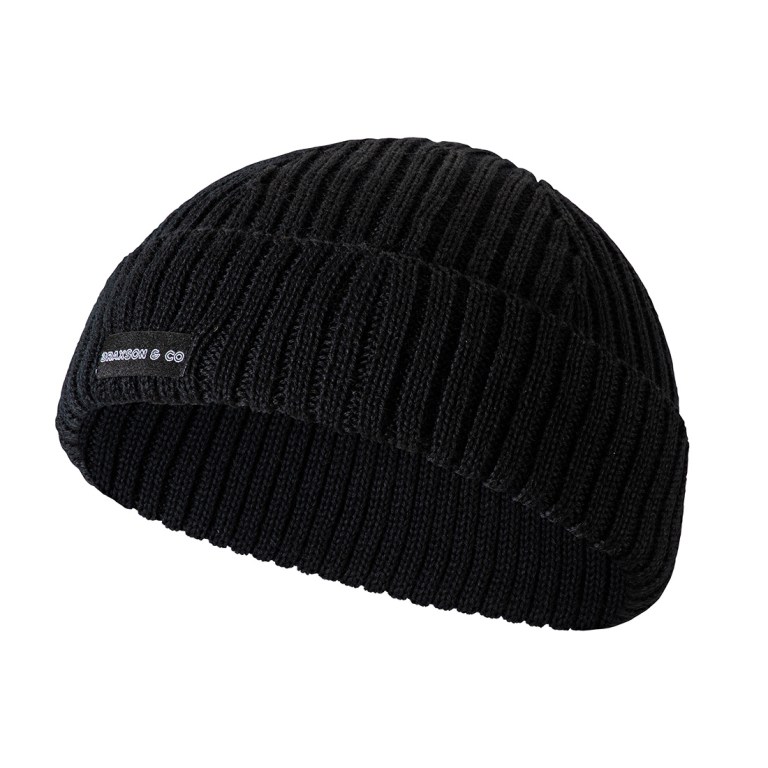 Braxson & Co Women’s fold back beanie Black Braxson & Co Women’s fold back beanie Black