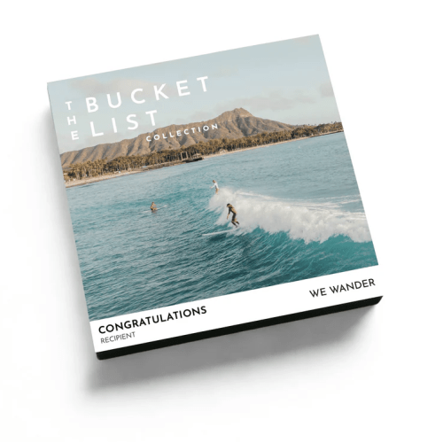 bucket list experience gift box we wander