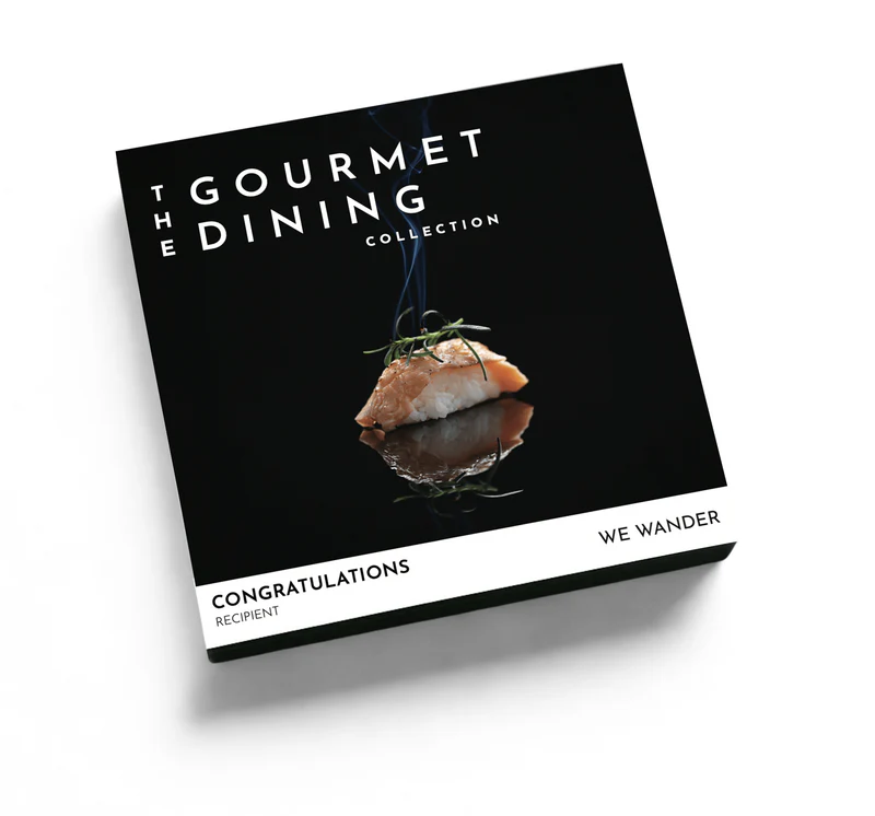 gourmet dining experience gift box we wander