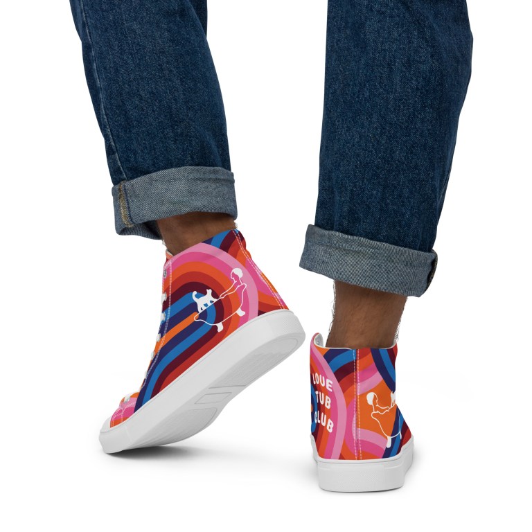 Men’s Retro high top canvas sneakers By Love Tub Club jQuery(document).ready(function($) { // Target the Products page if($('body').hasClass('edit-php') && $('body').hasClass('post-type-product')) { $("th.column-admin_commission").css( 'width', '10%' ); } });