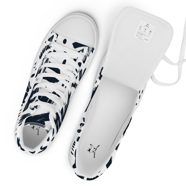 Men’s Squig high top canvas sneakers By Love Tub Club jQuery(document).ready(function($) { // Target the Products page if($('body').hasClass('edit-php') && $('body').hasClass('post-type-product')) { $("th.column-admin_commission").css( 'width', '10%' ); } });