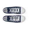 Men’s Classic Blue high top canvas sneakers By Love Tub Club