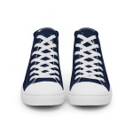 Men’s Classic Blue high top canvas sneakers By Love Tub Club
