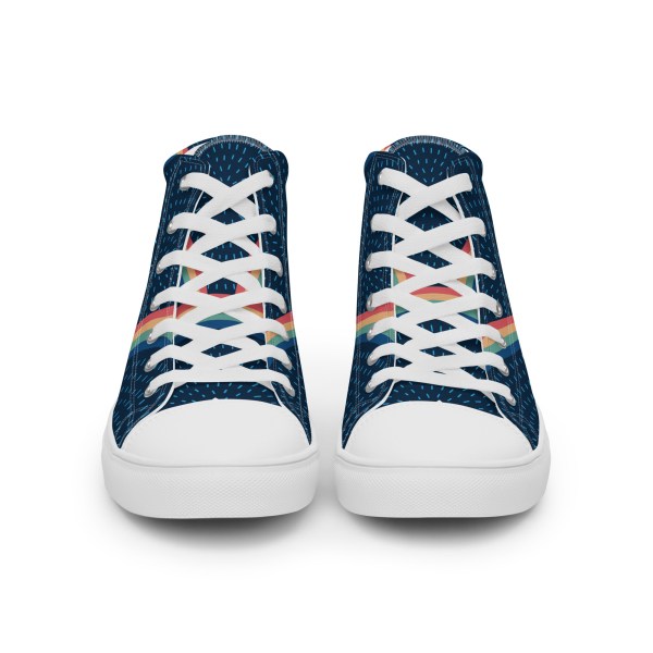 Men’s Rainbow high top canvas sneakers By Love Tub Club jQuery(document).ready(function($) { // Target the Products page if($('body').hasClass('edit-php') && $('body').hasClass('post-type-product')) { $("th.column-admin_commission").css( 'width', '10%' ); } });