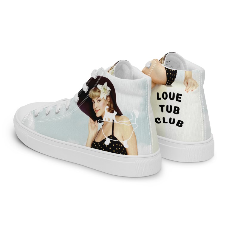 Men’s Pin Up high top canvas sneakers By Love Tub Club jQuery(document).ready(function($) { // Target the Products page if($('body').hasClass('edit-php') && $('body').hasClass('post-type-product')) { $("th.column-admin_commission").css( 'width', '10%' ); } });
