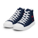 Men’s Classic Blue high top canvas sneakers By Love Tub Club
