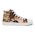 Men’s high top canvas shoes