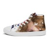 Men’s high top canvas shoes
