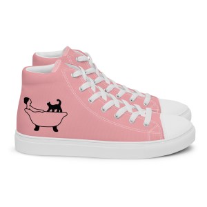 Men’s Pastel high top canvas sneakers by Love Tub Club