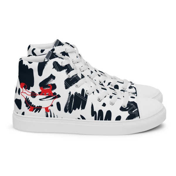 Men’s Squig high top canvas sneakers By Love Tub Club jQuery(document).ready(function($) { // Target the Products page if($('body').hasClass('edit-php') && $('body').hasClass('post-type-product')) { $("th.column-admin_commission").css( 'width', '10%' ); } });